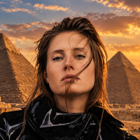 Charlotte de Witte levou o techno até a Grande Pirâmide